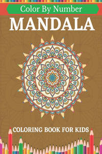 Mandala Color by Number Coloring Book For Kids