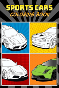 Sports Cars Coloring Book