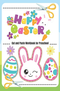 Happy Easter Cut and Paste Workbook for Preschool