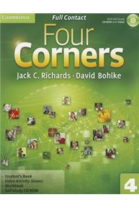 Four Corners Level 4 Full Contact with Self-Study CD-ROM