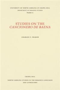 Studies on the Cancionero de Baena