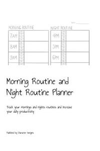 Morning Routine and Night Routine Planner