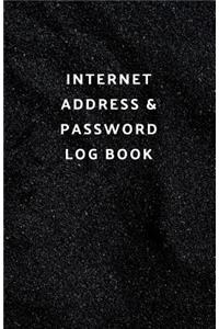 Internet Address & Password Log Book