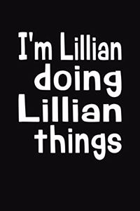 I'm Lillian Doing Lillian Things