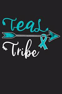 Teal Tribe: Ovarian Cancer Awareness. 120 Pages Lined Journal.