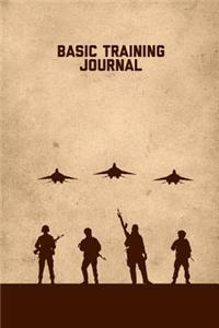 Basic Training Journal: Military Lined Journal With Writing Prompts Pages Notebook Gift