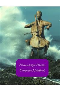 Manuscript Music Composer Notebook