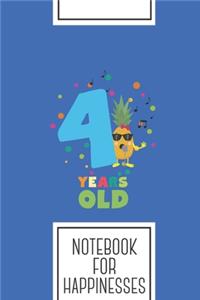 Notebook for Happinesses