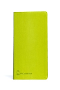 CSB Life Counsel Bible, Apple Green Leathertouch