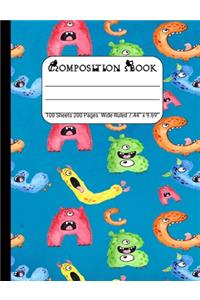 Composition Book Wide Rule