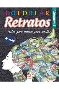Colorear Retratos 1 - Noche