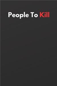 People to Kill