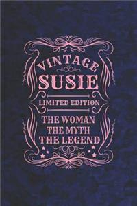 Vintage Susie Limited Edition the Woman the Myth the Legend