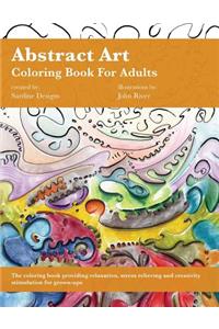 Abstract Art Coloring Book for Adults