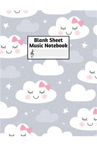 Blank Sheet Music Notebook