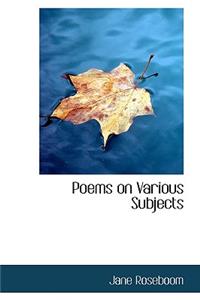 Poems on Various Subjects