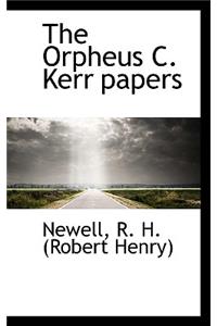 The Orpheus C. Kerr Papers