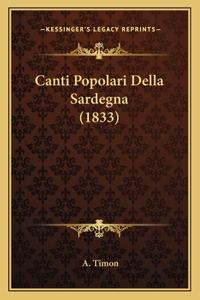 Canti Popolari Della Sardegna (1833)