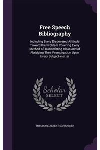 Free Speech Bibliography