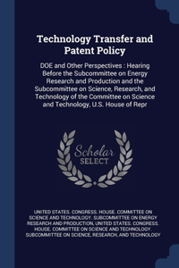 TECHNOLOGY TRANSFER AND PATENT POLICY: D