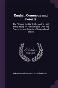 English Commons and Forests