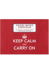 Sticky Notes Keep Calm Carry on