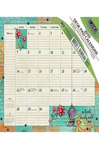 Color My World 2019 Desk Pad Calendar