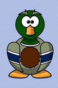 Duck Journal: 160 Page Lined Journal/Notebook