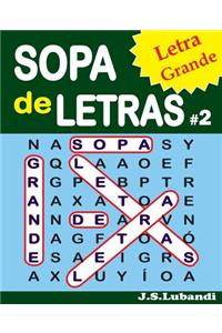 SOPA de LETRAS #2 (Letra Grande)