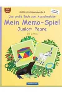 BROCKHAUSEN Bastelbuch Bd. 3 - Das große Buch zum Ausschneiden - Mein Memo-Spiel Junior