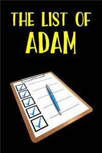 The List of Adam