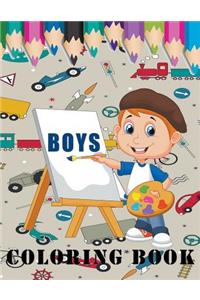 Boys Coloring Book