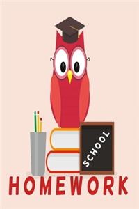 Homework Owl Notebook Version 3