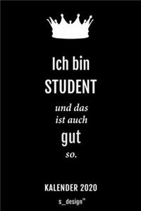 Kalender 2020 für Studenten