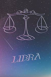 Notebook Libra Zodiac Sign