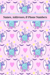 Names, Addresses, & Phone Numbers