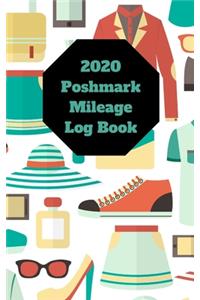 2020 Poshmark Mileage Log Book With Calendar