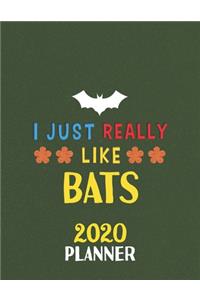 I Just Really Like Bats 2020 Planner