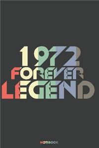 1972 Forever Legend Notebook