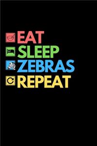 Eat Sleep Zebras Repeat