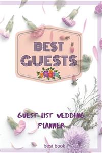 Best Guests guest list wedding planner