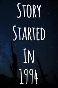 Story Started In 1994