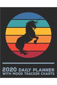 2020 Daily Planner with Mood Tracker Charts