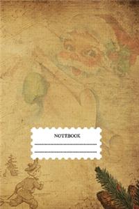 Christmas Notebook Journal Diary Lined Paper ( 6 x 9 ) 120 pages