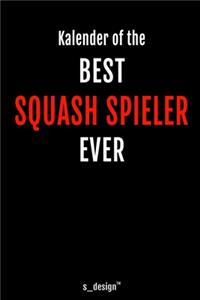 Kalender für Squash Spieler