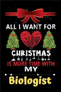 All I want for Christmas is more time with my Biologist