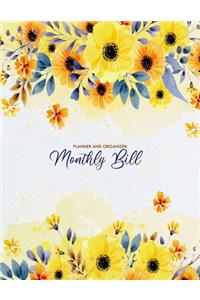 Monthly Bill Planner and Organizer