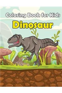 Coloring Book For Kids Dinosaur