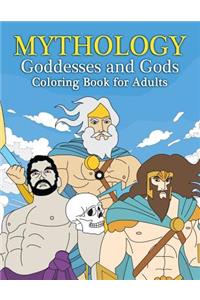 Mythology Goddesses and Gods Coloring Book for Adults