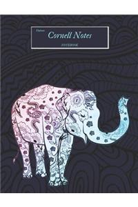 Elephant Cornell Notes Notebook